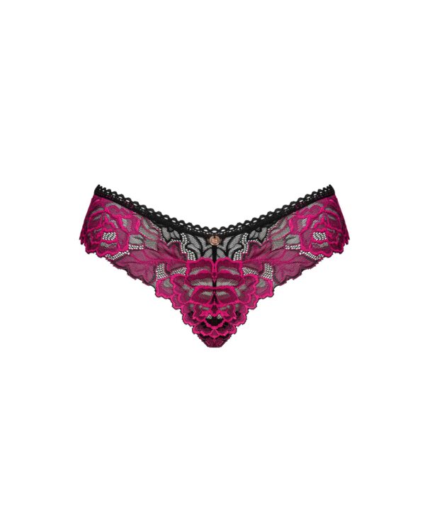 Obsessive - Rosenty Slip - Zwart/Paars - Afbeelding 4