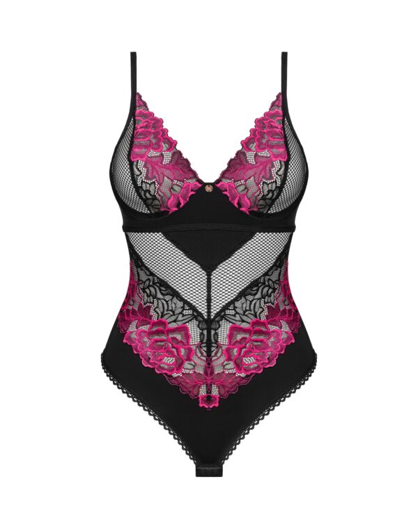 Obsessive - Rosenty Teddy - Zwart/Paars - Afbeelding 5