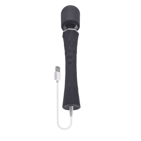 Playboy  - Royal wand vibrator - Zwart - Afbeelding 2