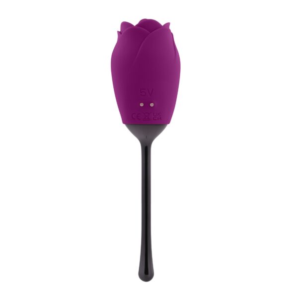 Playboy- Petal vibrator - Paars/zwart - Afbeelding 2