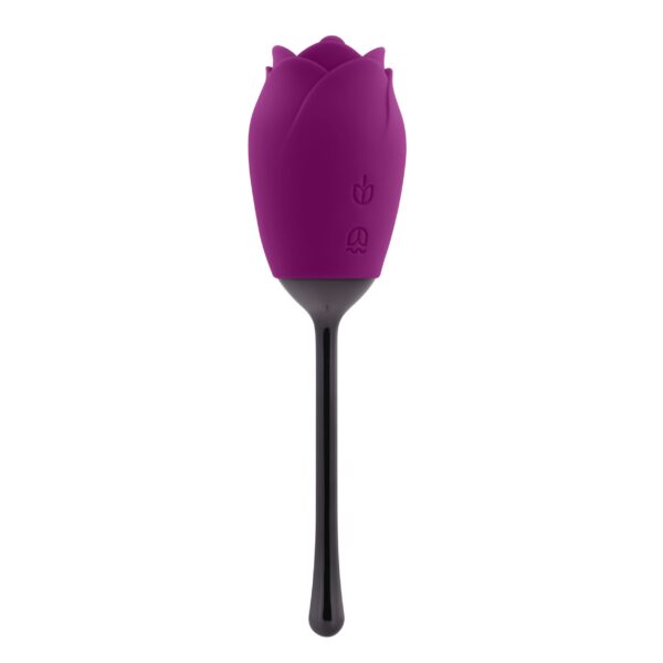 Playboy- Petal vibrator - Paars/zwart - Afbeelding 4