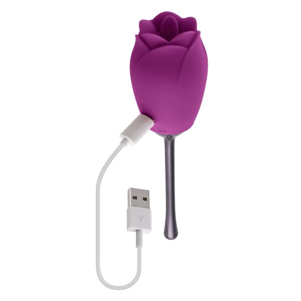 Playboy- Petal vibrator - Paars/zwart - Afbeelding 7