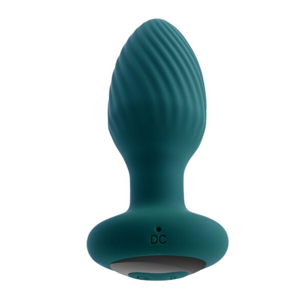 Playboy - Spinning Tail Teaser Buttplug - Teal - Afbeelding 6