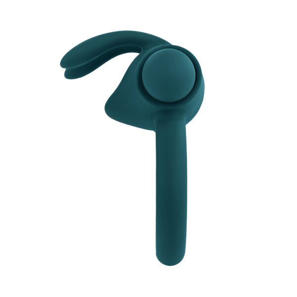 Playboy - Bunny Buzzer Cockring - Teal - Afbeelding 2