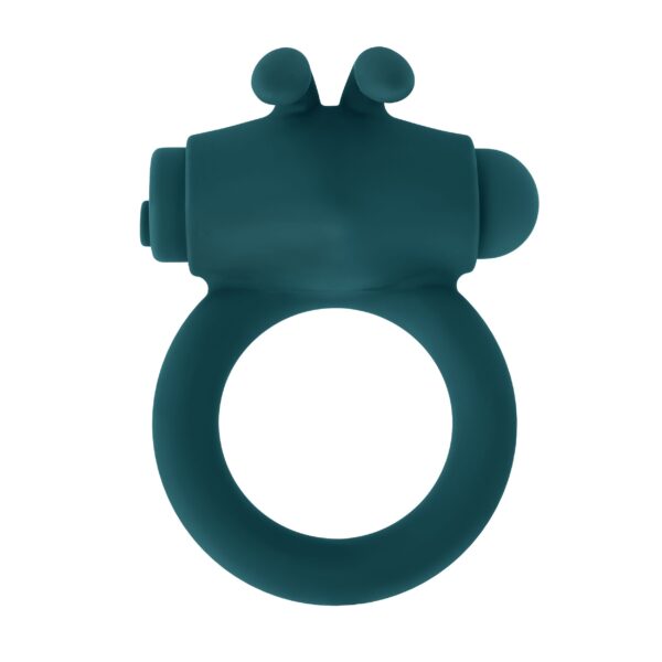 Playboy - Bunny Buzzer Cockring - Teal - Afbeelding 6