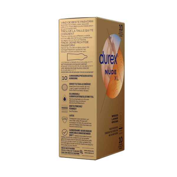 Durex Condooms Nude XL - 10 stuks - Afbeelding 3
