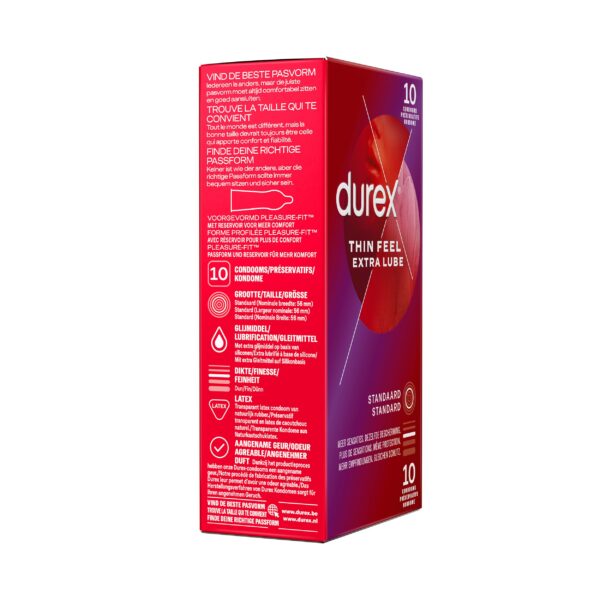 Durex Thin Feel Extra Glijmiddel - 10 stuks - Afbeelding 2