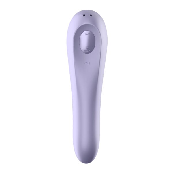 Satisfyer Dual Pleasure Luchtdrukvibrator - Mauve - Afbeelding 3