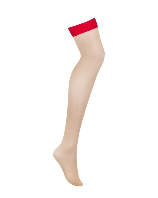Obsessive - S814 Kousen - Rood - Afbeelding 7