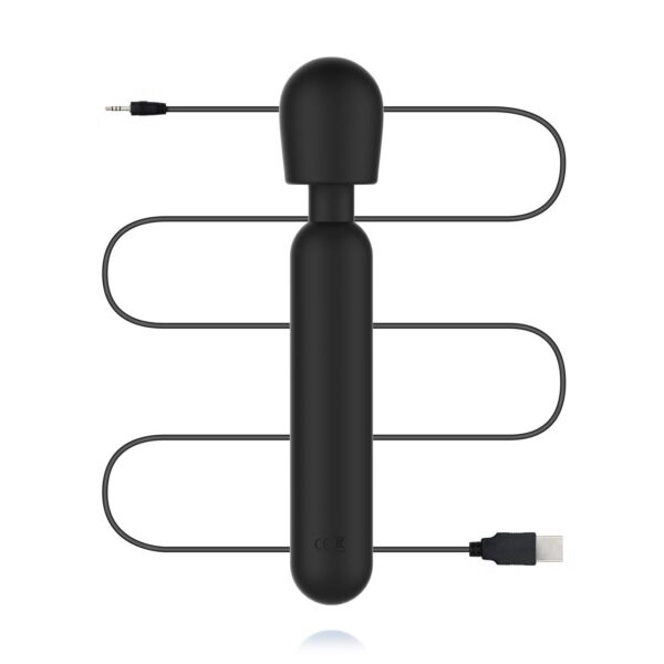 BLAQ - Digitale Wand Vibrator - Zwart - Afbeelding 5
