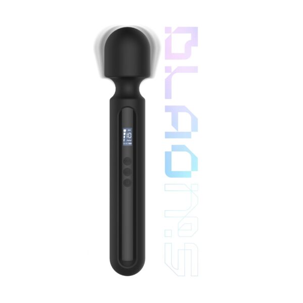 BLAQ - Digitale Super Wand Vibrator - Zwart - Afbeelding 3