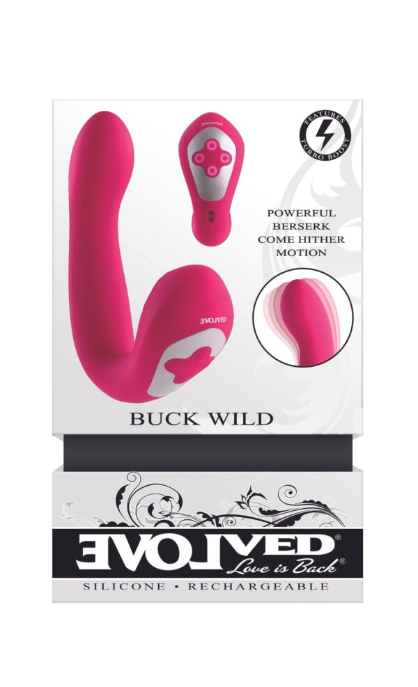 Evolved - Buck Wild Dual End Vibrator - Roze - Afbeelding 10