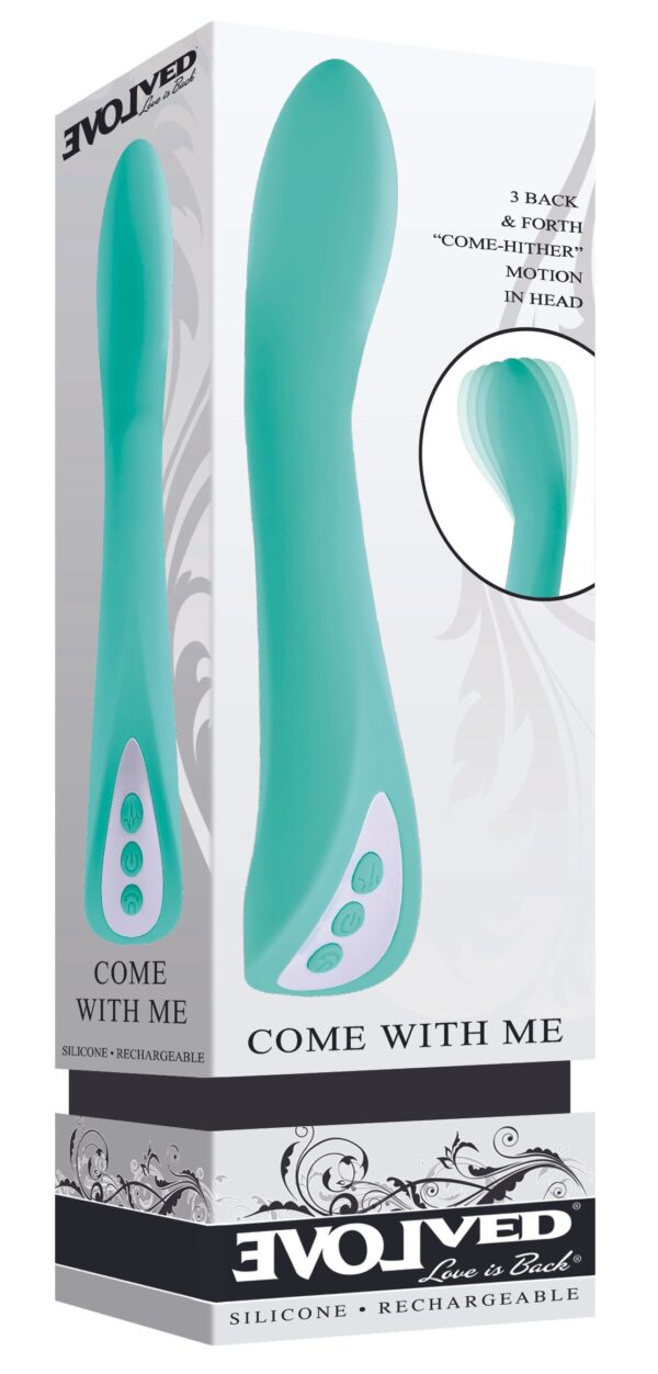 Evolved - Come With Me G-spot Vibrator - Turqoise - Afbeelding 11