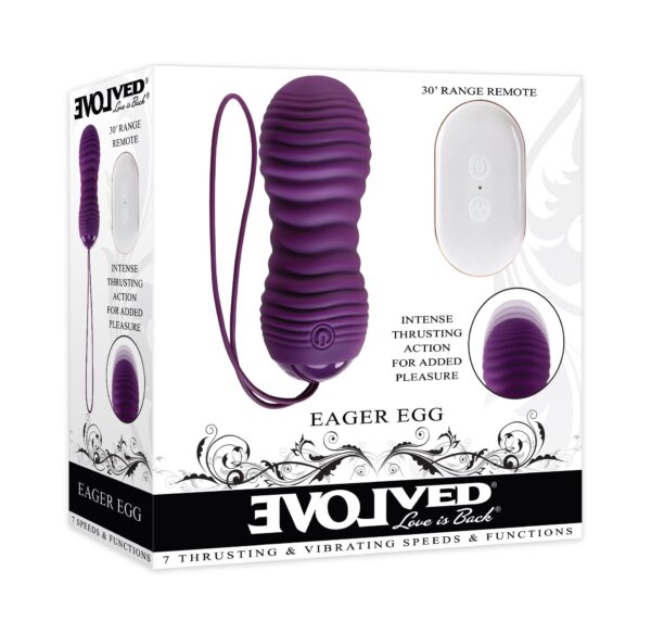 Evolved - Eager Egg Vibrerend Eitje - Paars - Afbeelding 9