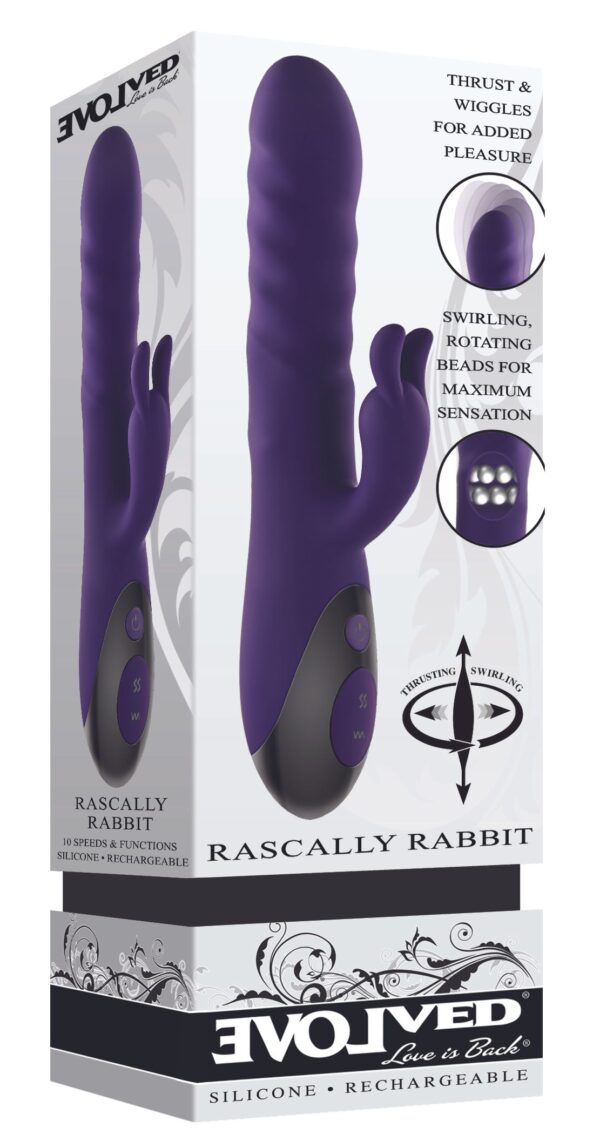 Evolved - Rascally Rabbit Vibrator - Paars - Afbeelding 6