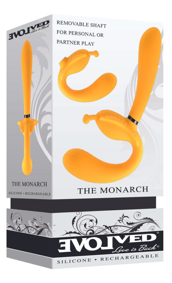 Evolved - The Monarch Strapless Strap On Vibrator - Geel - Afbeelding 9
