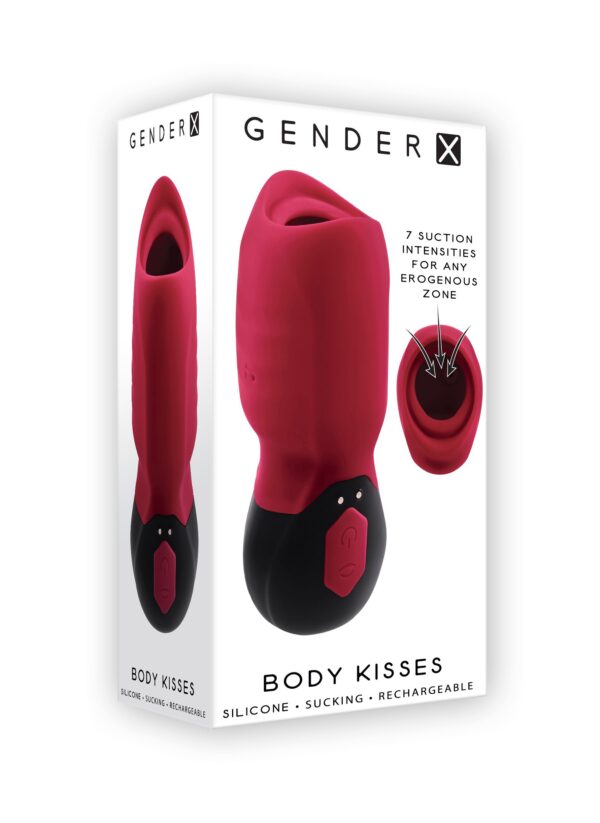 Evolved - Body Kisses Vibrator - Rood/Zwart - Afbeelding 10