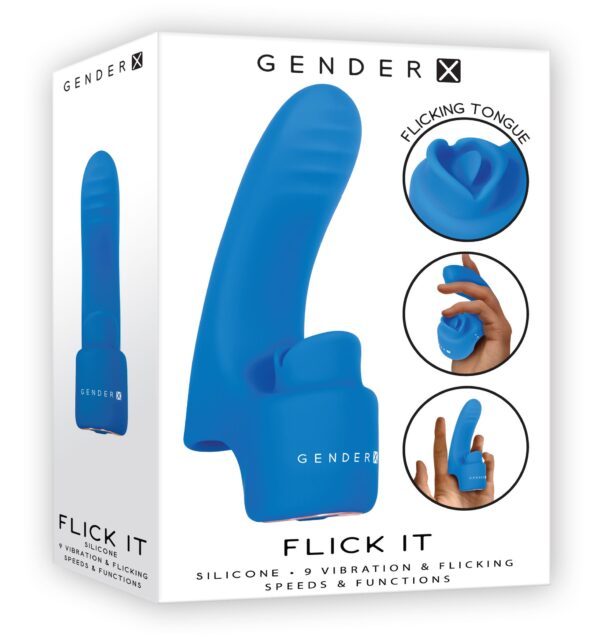 Evolved - Flick It Vinger Vibrator - Blauw - Afbeelding 12