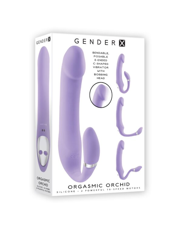 Evolved - Orgasmic Orchid Tarzan Vibrator - Lila - Afbeelding 11