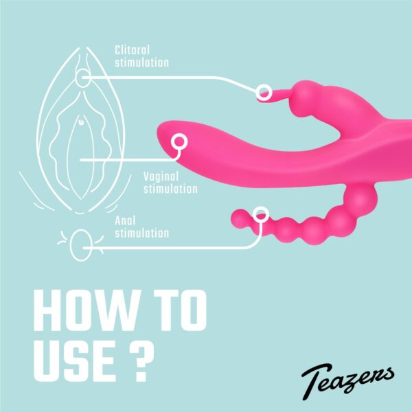 Dubbele Rabbit Vibrator - Afbeelding 2