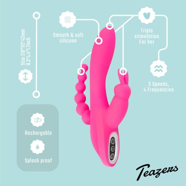 Dubbele Rabbit Vibrator - Afbeelding 9