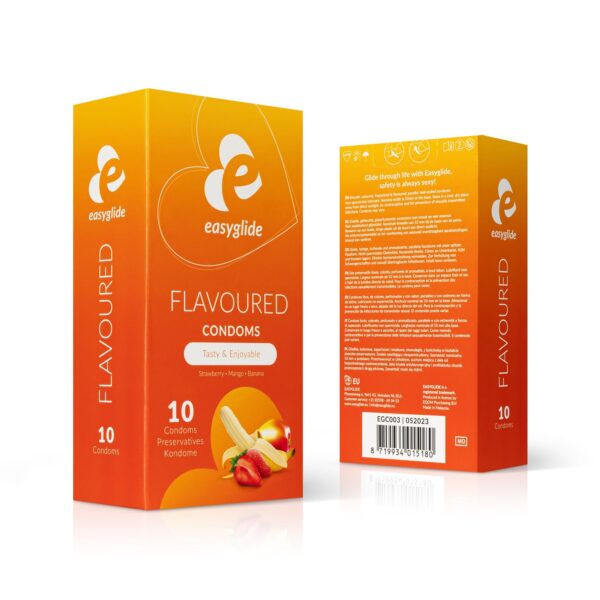EasyGlide - Condooms Met Smaakjes - 10 stuks - Afbeelding 2