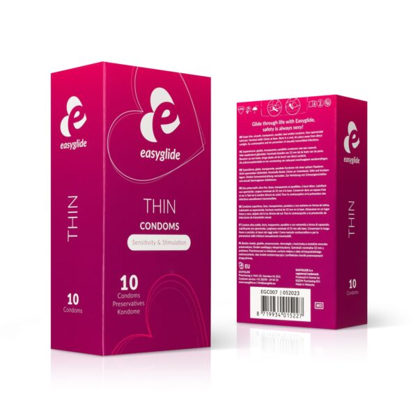 EasyGlide - Extra Thin Condooms - 10 stuks - Afbeelding 2