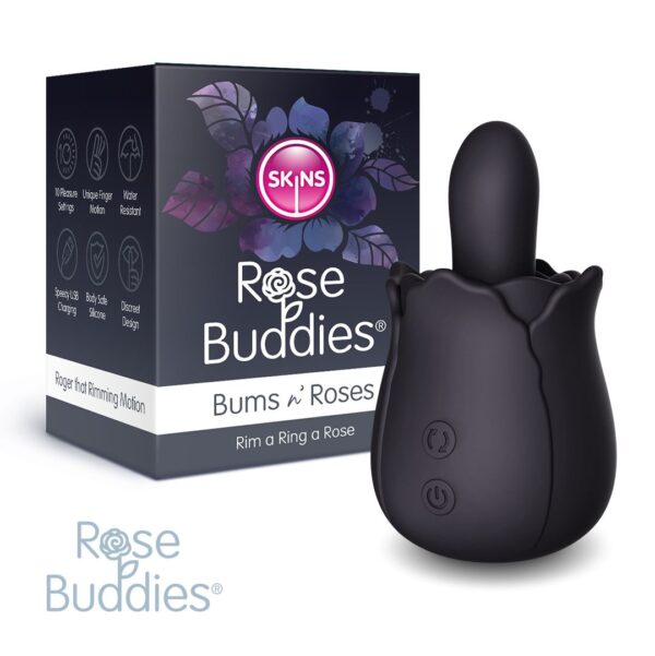 Skins Rose Buddies - Bums N Roses Anaal Vibrator - Afbeelding 2