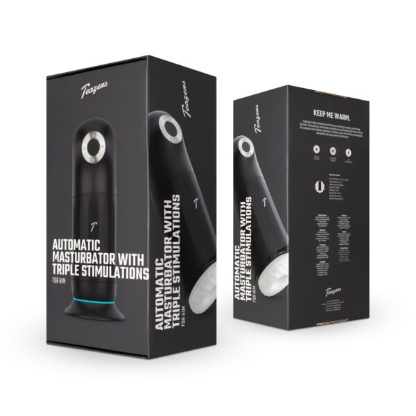 Teazers Automatische Masturbator met Driedubbele Stimulatie - Afbeelding 7