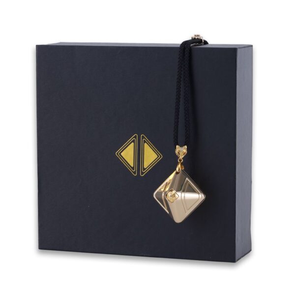 LOCKINK - Mini Vibrerende Kubus Ketting 2.0 - goud - Afbeelding 4