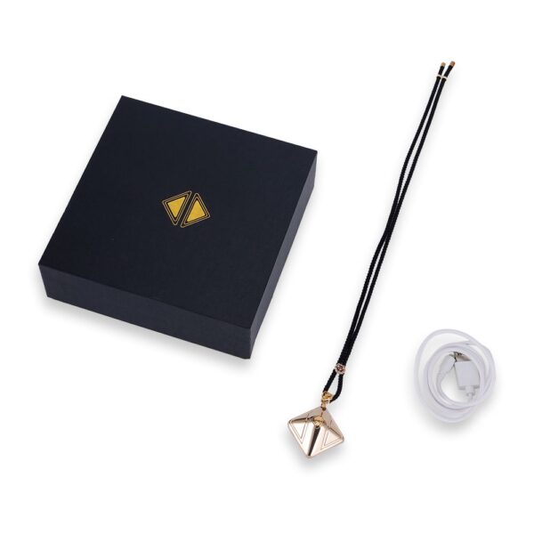 LOCKINK - Mini Vibrerende Kubus Ketting 2.0 - goud - Afbeelding 5