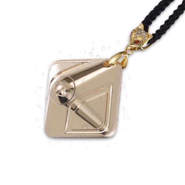 LOCKINK - Mini Vibrerende Kubus Ketting 2.0 - goud - Afbeelding 3