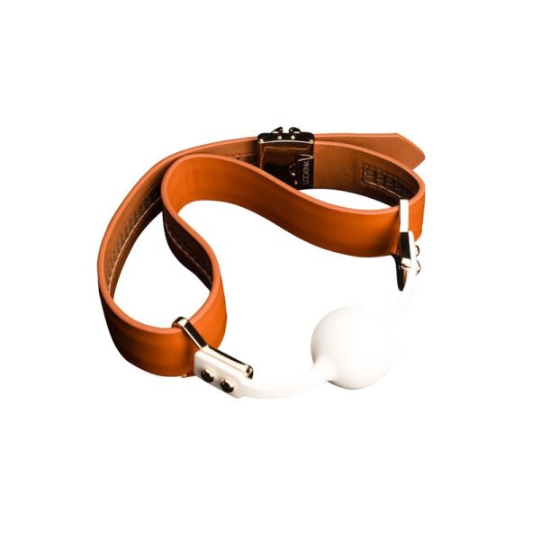 LOCKINK - Ball-Gag & Gag-bite Set - bruin - Afbeelding 6