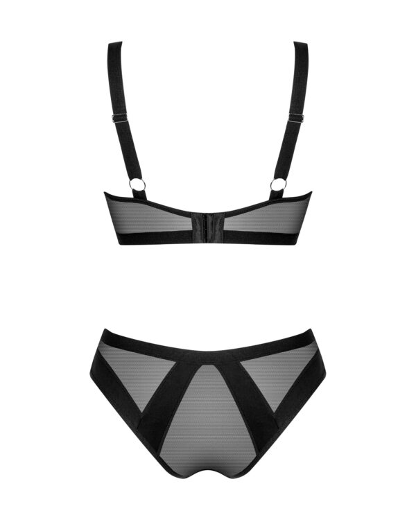 Obsessive - Chic Amoria Tweedelige Set - Zwart - Afbeelding 3
