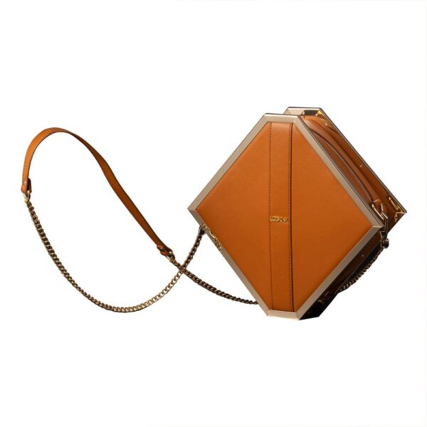 LOCKINK - Mysterious Square Kink Bag - bruin - Afbeelding 2