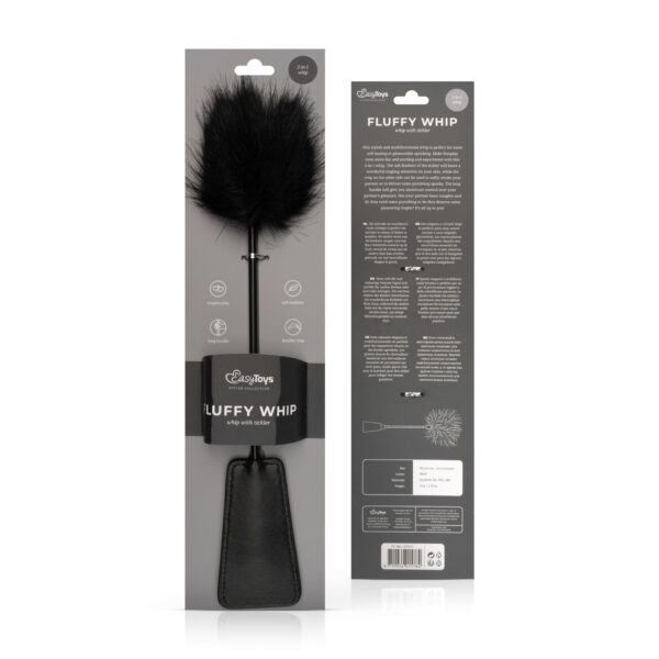 Fluffy Kietelaar en Zweepje in 1 - Zwart - Afbeelding 7