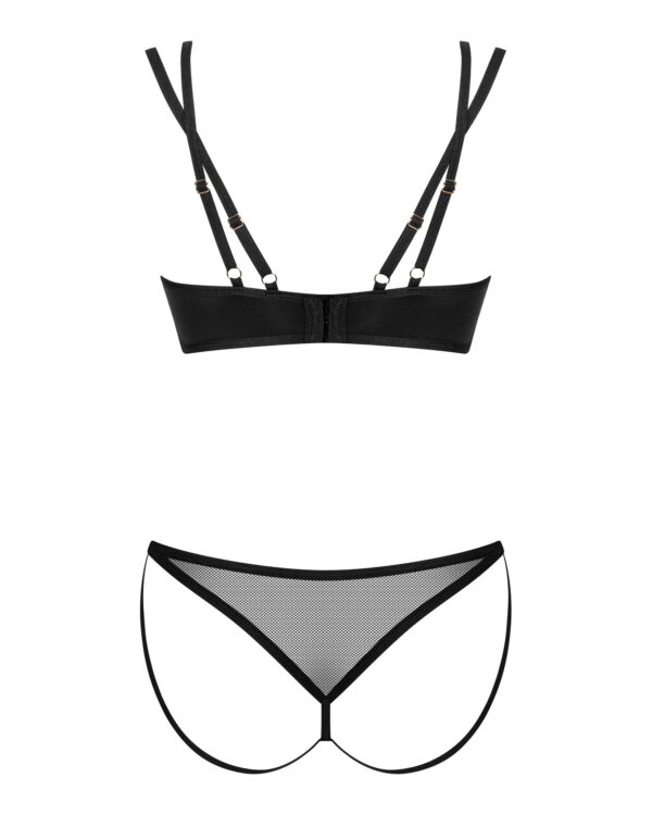 Obsessive - Nesari Tweedelige Set - Zwart - Afbeelding 3