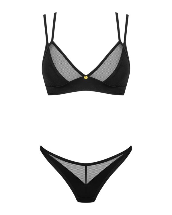 Obsessive - Nesari Tweedelige Set - Zwart - Afbeelding 4