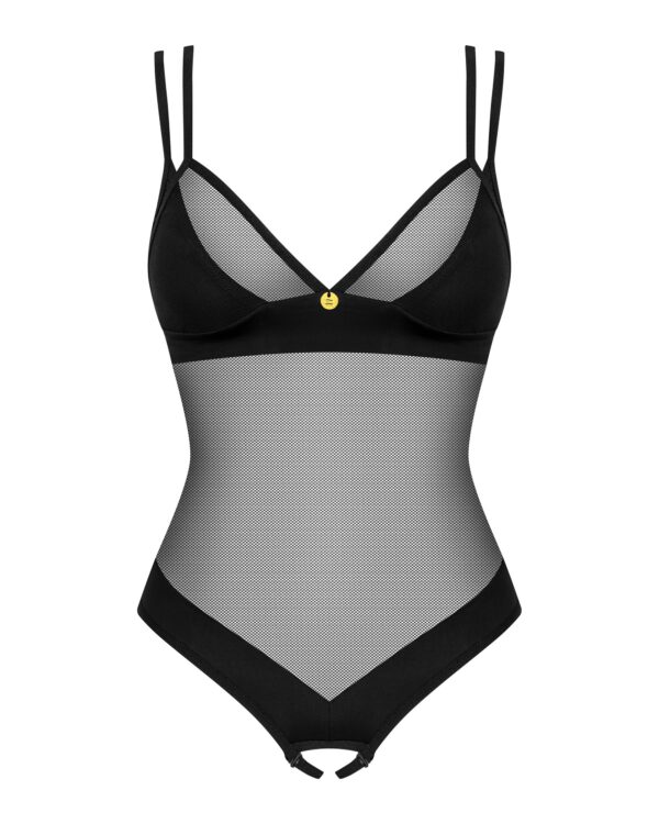 Obsessive - Nesari Kruisloze Teddy - Zwart - Afbeelding 4