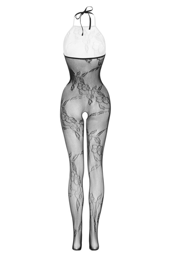 Catsuit Charla Met Open Kruisje - Zwart - Afbeelding 7