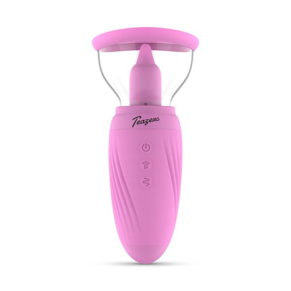 Teazers Suction Cup met Clitoris Vibrator - Afbeelding 3