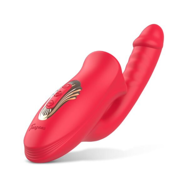 Teazers Dildo met Clitoris Stimulator - Afbeelding 6