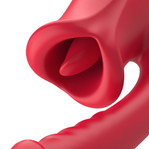 Teazers Dildo met Clitoris Stimulator - Afbeelding 8