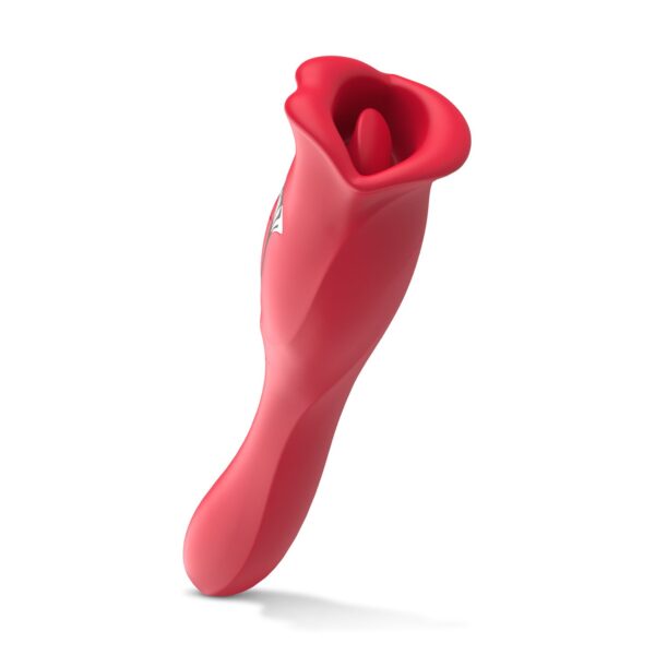 Teazers Vibrator met Likkende Clitoris Stimulator - Afbeelding 2