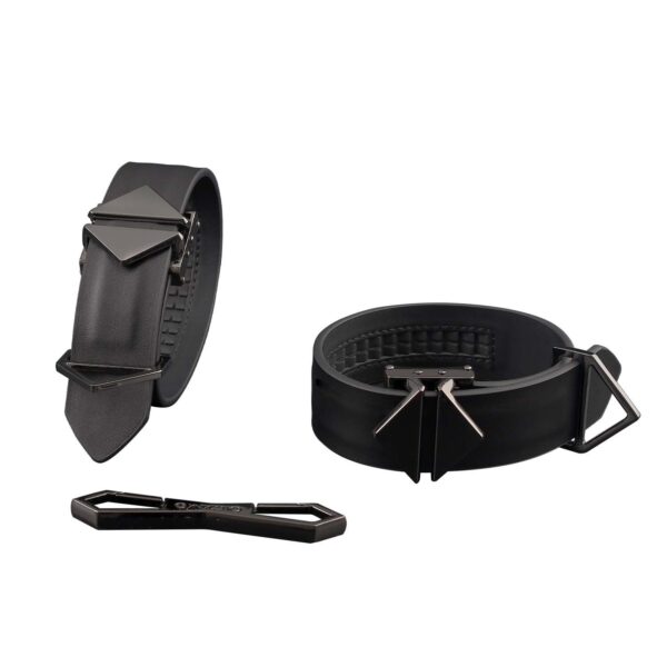 LOCKINK - Enkel- en enkelboeien Set - zwart - Afbeelding 2