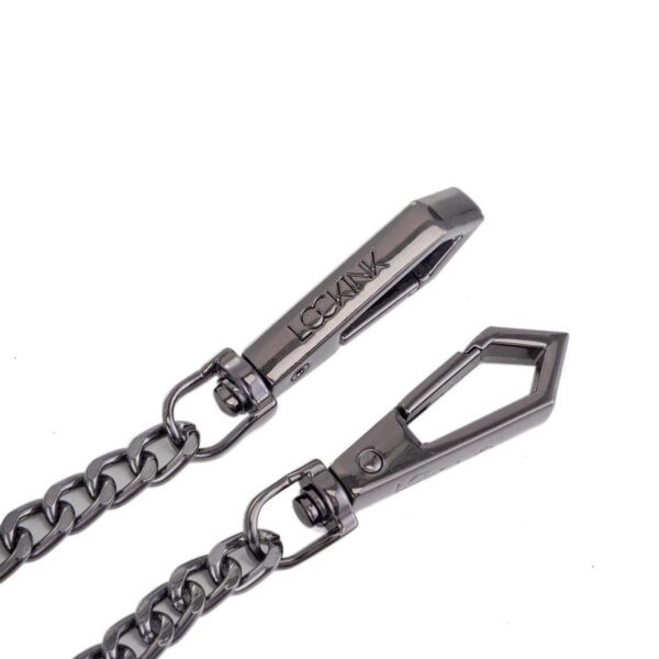 LOCKINK -  Halsband met Riem Set - zwart - Afbeelding 3