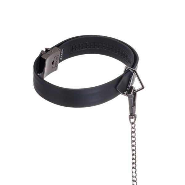 LOCKINK -  Halsband met Riem Set - zwart - Afbeelding 2