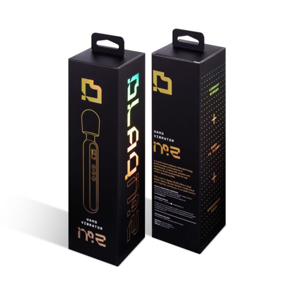 BLAQ - Digitale Wand Vibrator - Zwart - Afbeelding 10