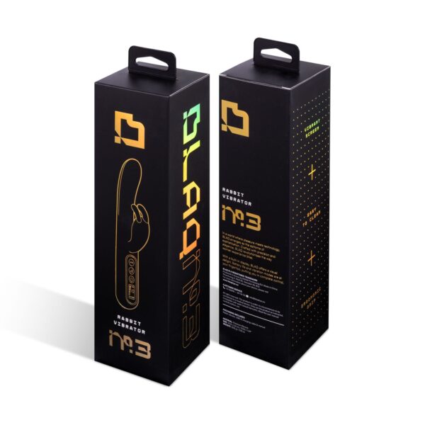 BLAQ - Digitale Rabbit Vibrator - Zwart - Afbeelding 10