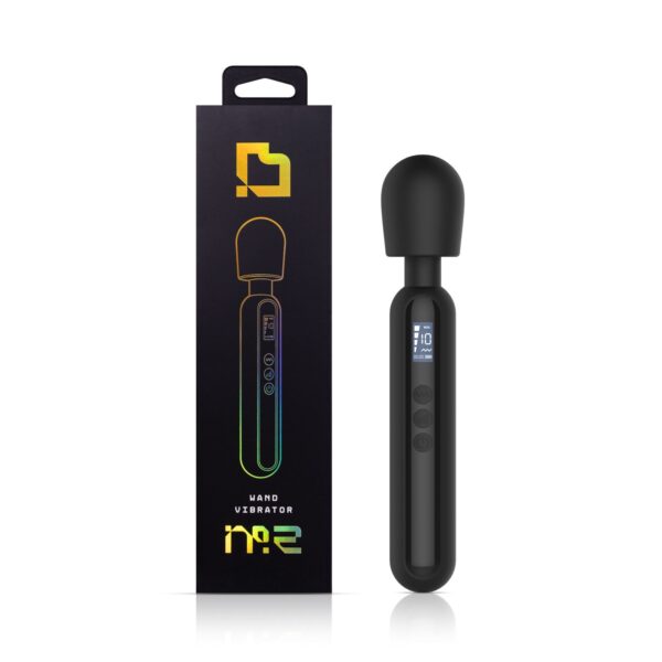 BLAQ - Digitale Super Wand Vibrator - Zwart - Afbeelding 2